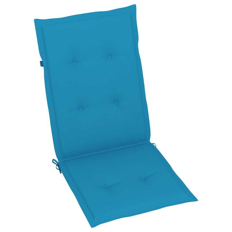 Gartenstuhlauflagen 6 Stk. Blau 120x50x3 cm