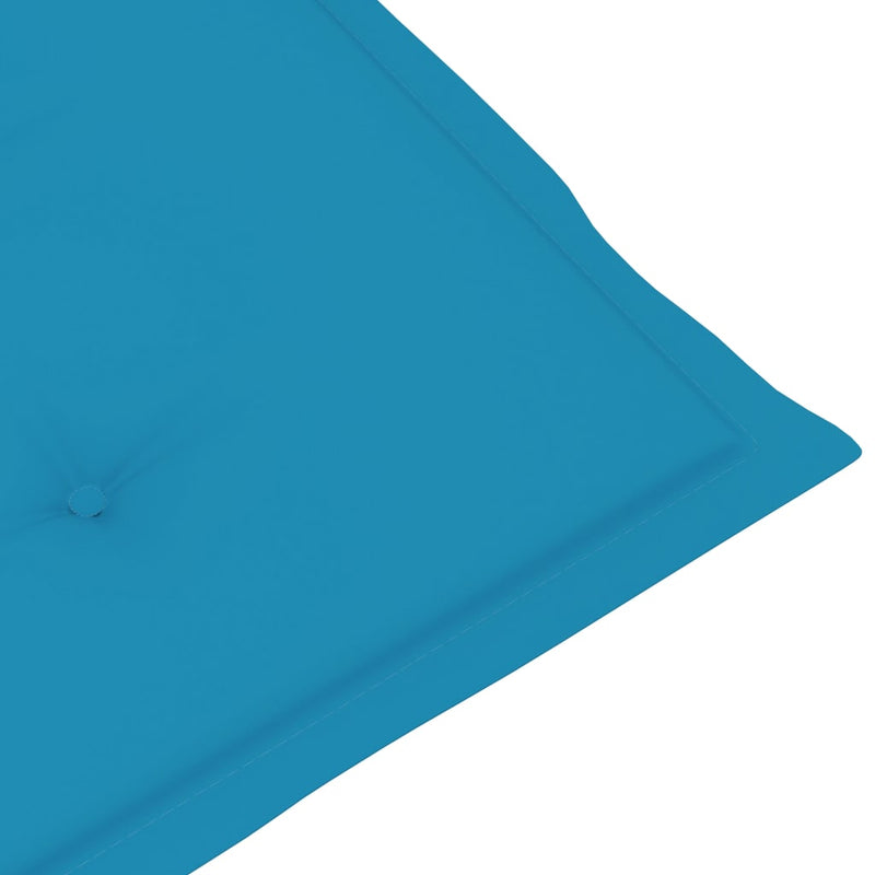 Gartenstuhlauflagen 6 Stk. Blau 120x50x3 cm