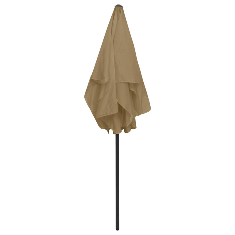 Strandschirm Taupe 180x120 cm