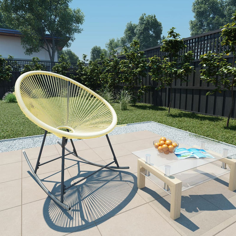 Outdoor-Acapulco-Stuhl Poly-Rattan Beige