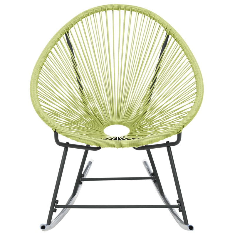 Outdoor-Acapulco-Stuhl Poly-Rattan Grün