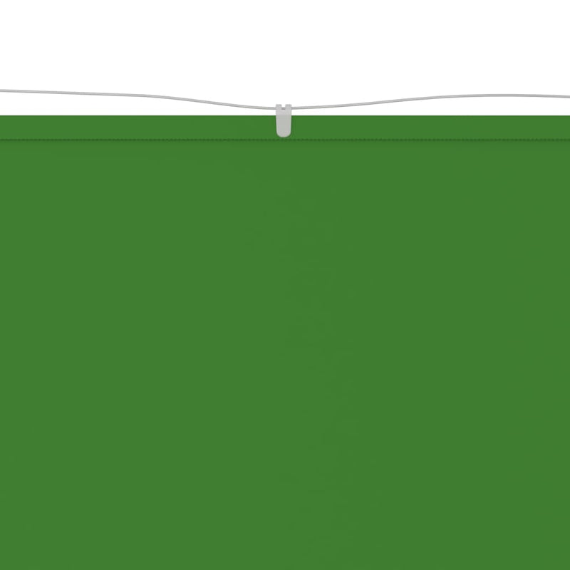 Senkrechtmarkise Hellgrün 100x270 cm Oxford-Gewebe