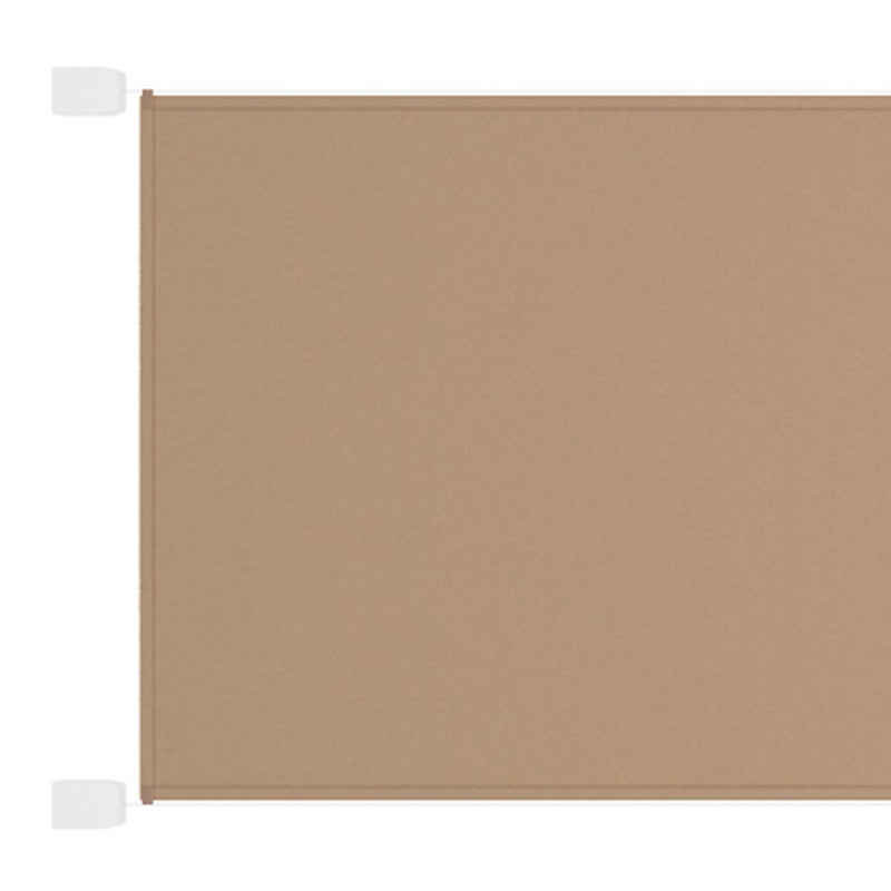 Senkrechtmarkise Taupe 180x1000 cm Oxford-Gewebe