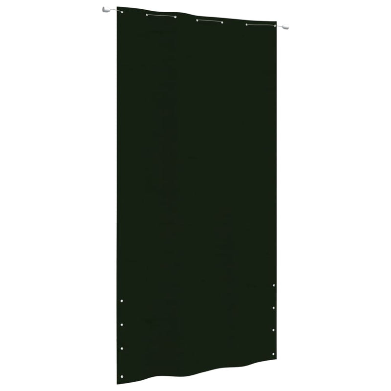 Balkon-Sichtschutz Dunkelgrün 140x240 cm Oxford-Gewebe