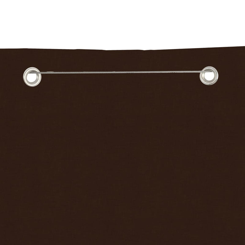 Balkon-Sichtschutz Braun 140x240 cm Oxford-Gewebe