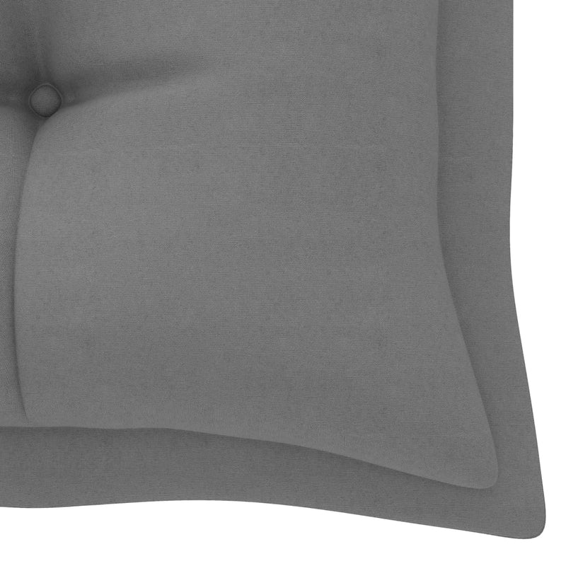 Gartenbank-Auflage Grau 180x50x7 cm Stoff