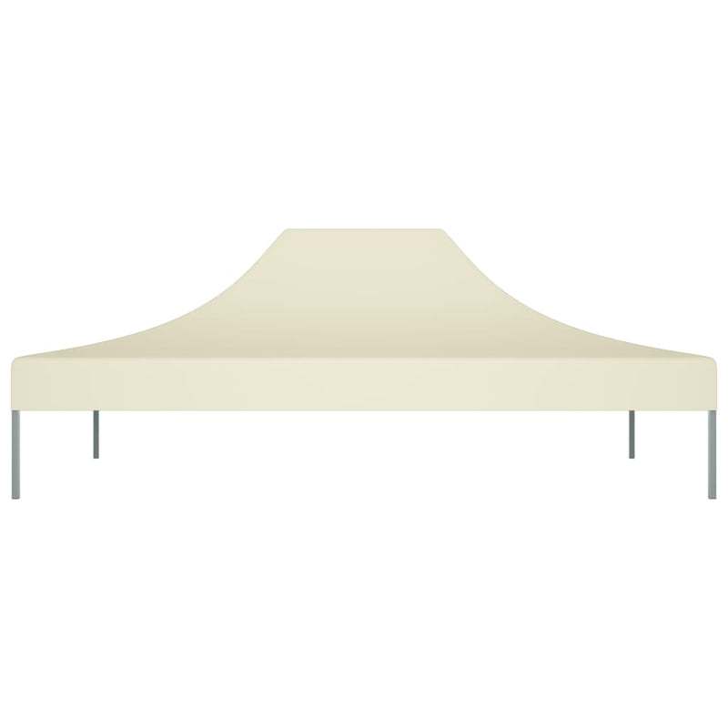Partyzelt-Dach 4x3 m Creme 270 g/m²