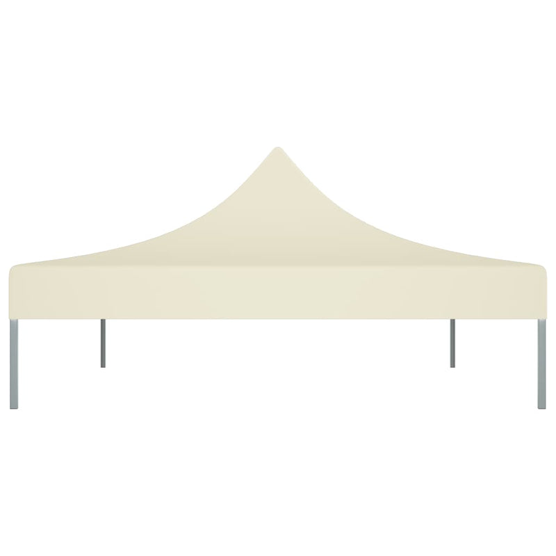 Partyzelt-Dach 4x3 m Creme 270 g/m²