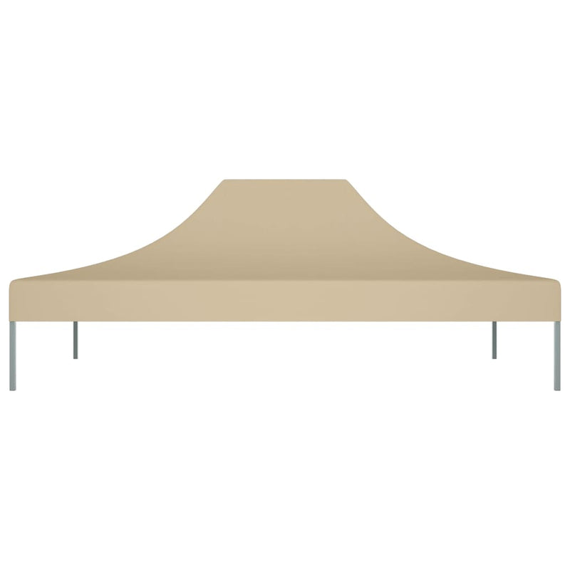 Partyzelt-Dach 4x3 m Beige 270 g/m²