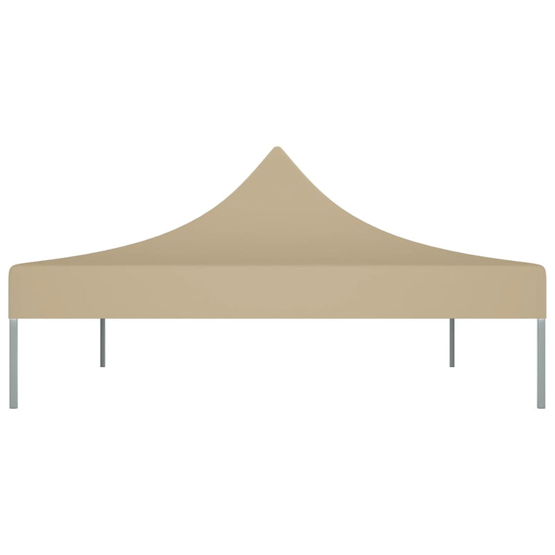 Partyzelt-Dach 4x3 m Beige 270 g/m²