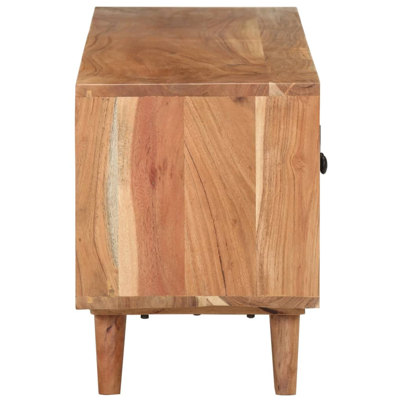 TV-Schrank 115x30x39 cm Massivholz Akazie