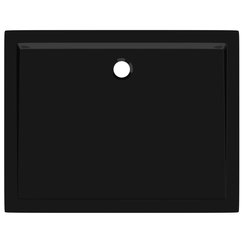 Duschtasse ABS Rechteckig Schwarz 70x90 cm
