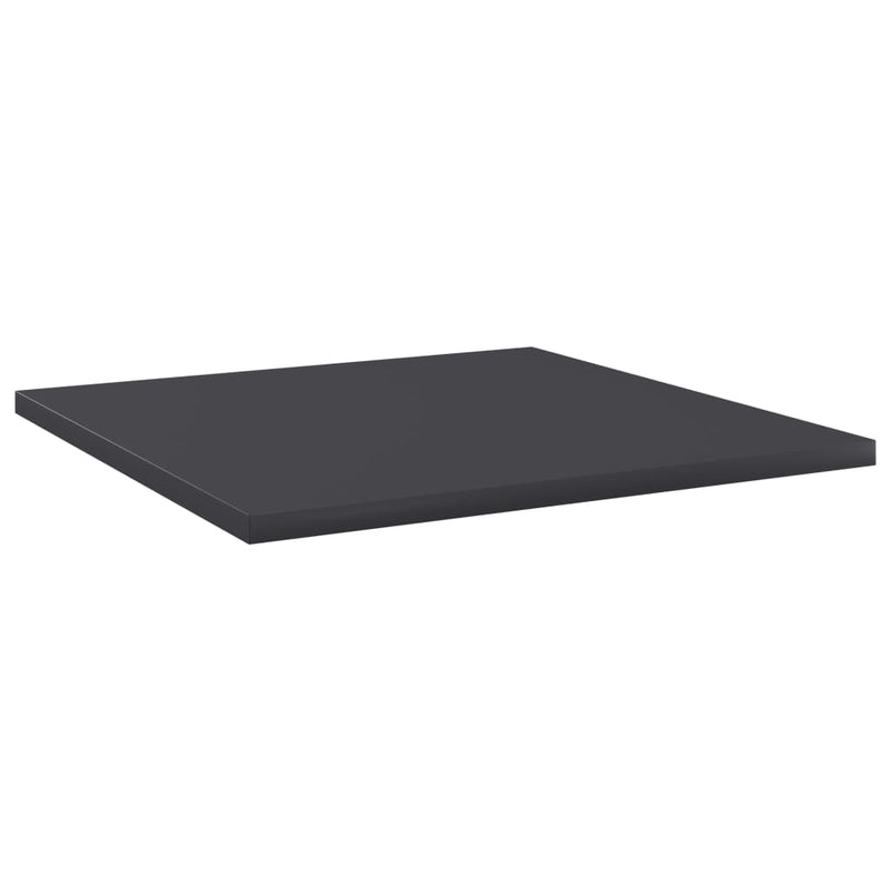 Bücherregal-Bretter 8 Stk. Grau 40x40x1,5 cm Spanplatte