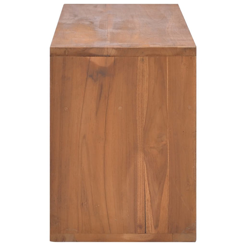 TV-Schrank 90x30x40 cm Massivholz Teak