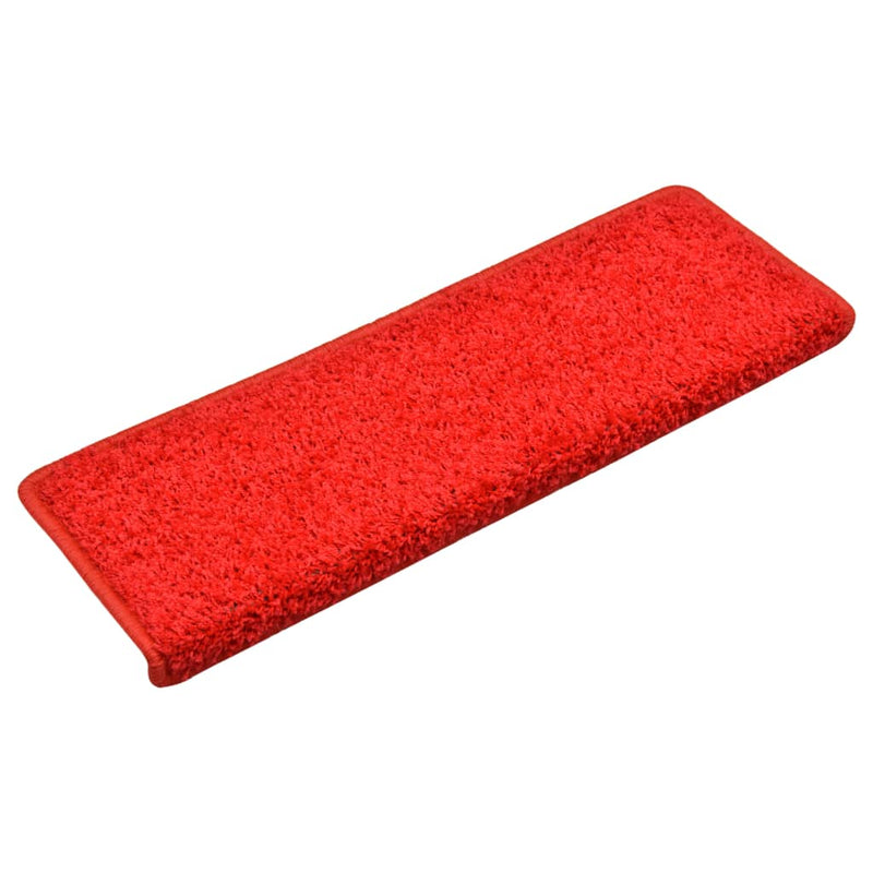 Stufenmatten 10 Stk. 65x25 cm Rot