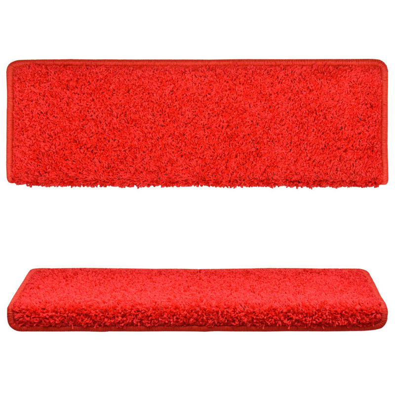 Stufenmatten 10 Stk. 65x25 cm Rot