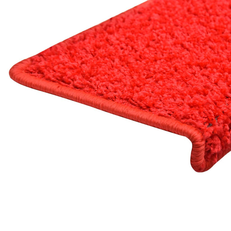 Stufenmatten 10 Stk. 65x25 cm Rot