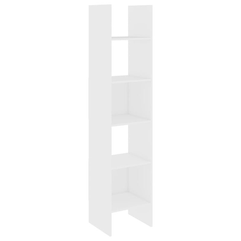 Bücherregal Weiß 40x35x180 cm Holzwerkstoff