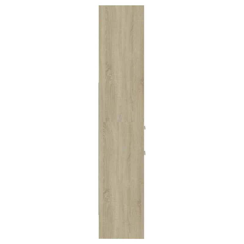 Bücherregal Sonoma-Eiche 40x35x180 cm Holzwerkstoff