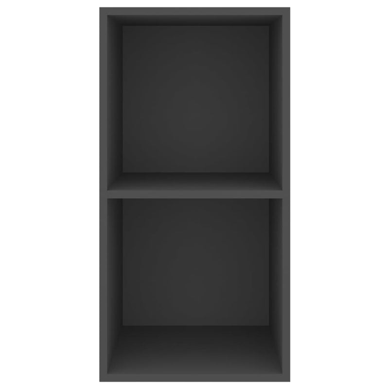 TV-Wandschrank Grau 37x37x72 cm Holzwerkstoff