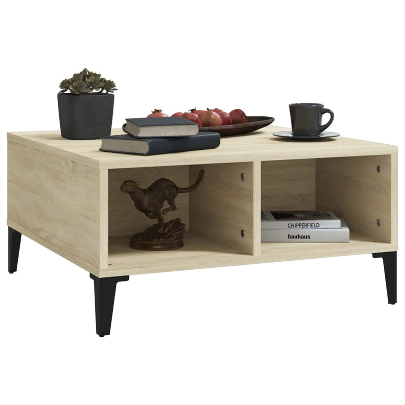 Couchtisch Sonoma-Eiche 60x60x30 cm Holzwerkstoff