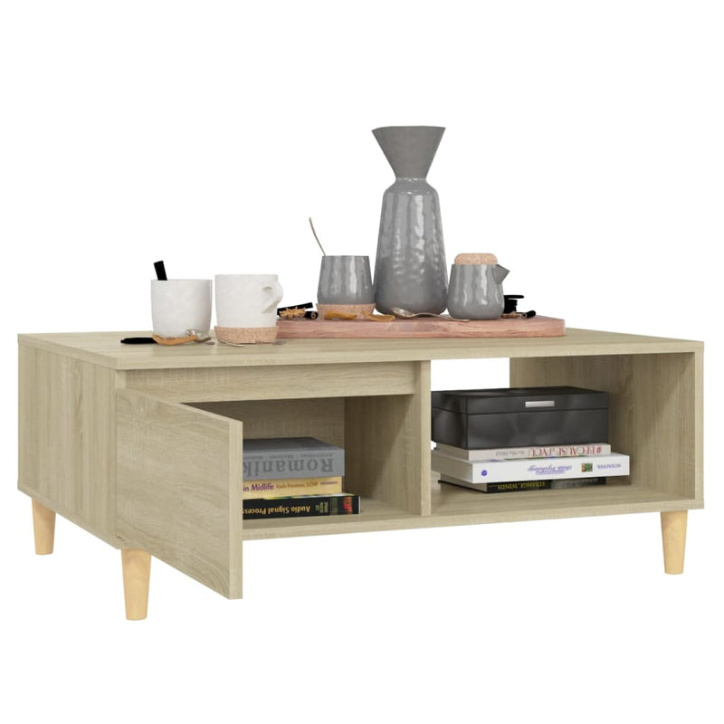 Couchtisch Sonoma-Eiche 90x60x35 cm Holzwerkstoff