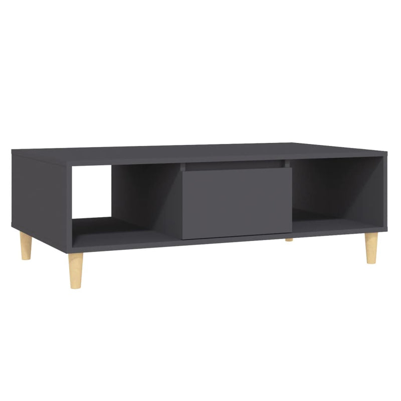 Couchtisch Grau 103,5x60x35 cm Holzwerkstoff