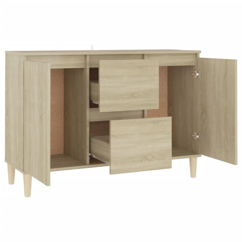 Sideboard Sonoma-Eiche 103,5x35x70 cm Holzwerkstoff