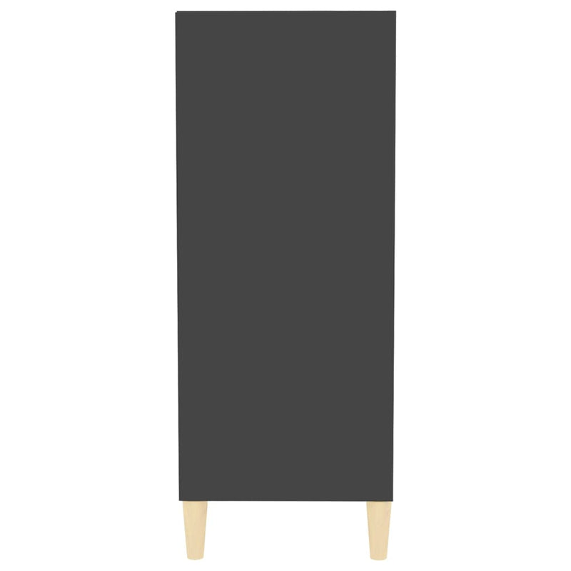 Sideboard Grau 57x35x90 cm Holzwerkstoff