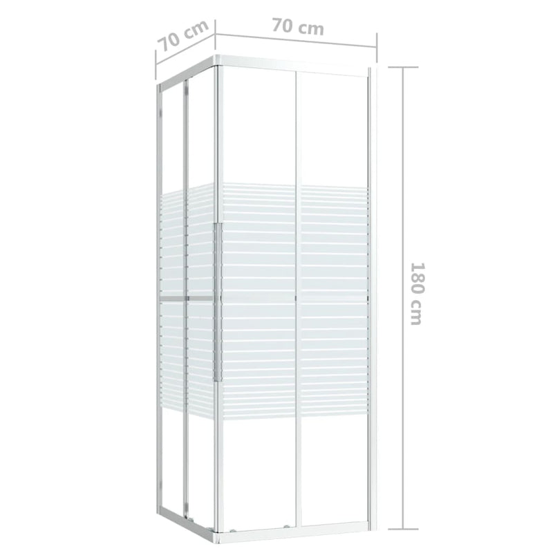 Duschkabine ESG 70x70x180 cm