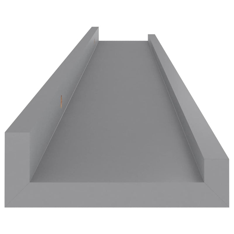 Wandregale 4 Stk. Grau 80x9x3 cm