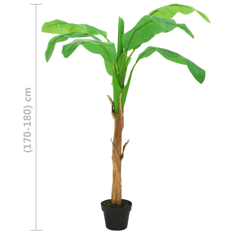 Künstlicher Bananenbaum mit Topf 165 cm Grün