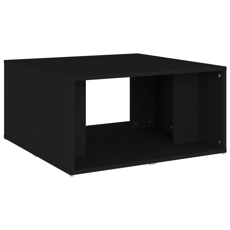 Couchtische 4 Stk. Schwarz 33x33x33 cm Holzwerkstoff