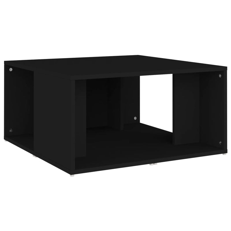 Couchtische 4 Stk. Schwarz 33x33x33 cm Holzwerkstoff