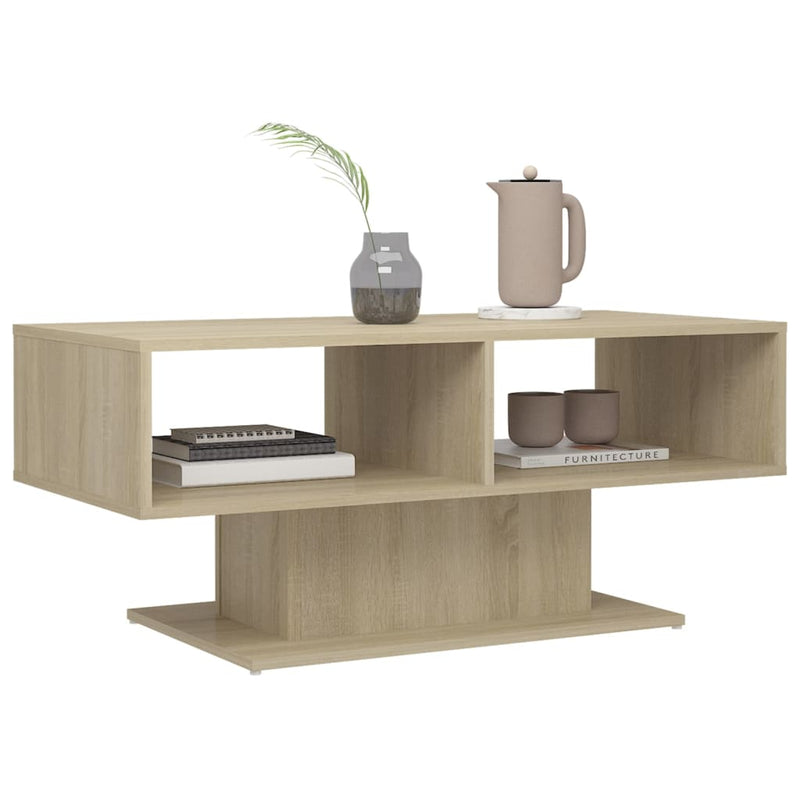 Couchtisch Sonoma-Eiche 103,5x50x44,5 cm Holzwerkstoff