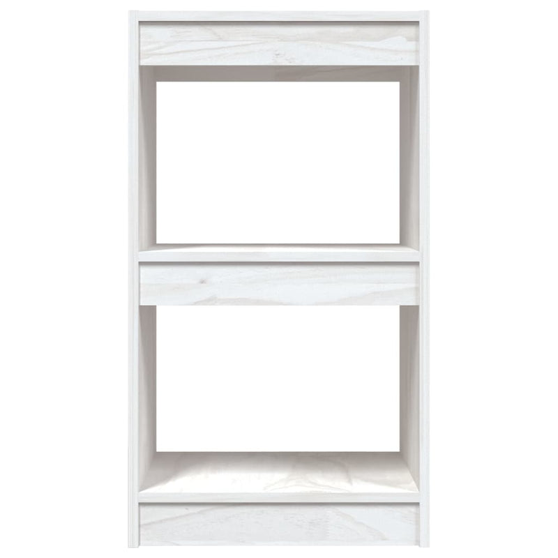 Bücherregal Weiß 40x30x71,5 cm Massivholz Kiefer