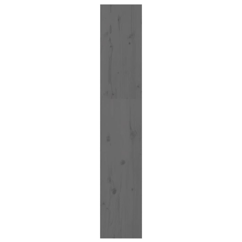 Bücherregal/Raumteiler Grau 60x30x167,5 cm Massivholz Kiefer