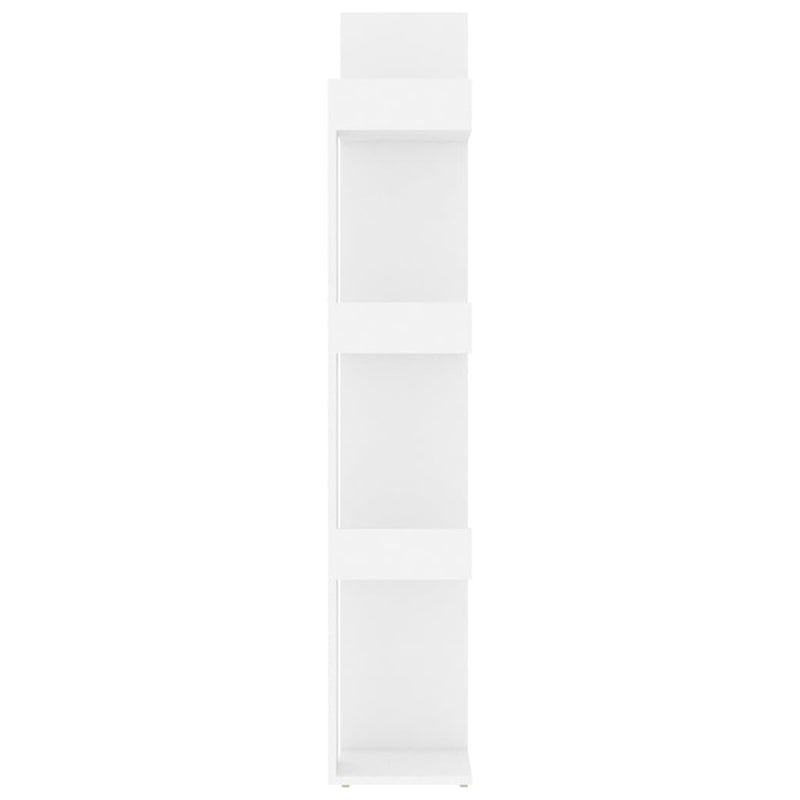 Bücherregal Weiß 86x25,5x140 cm Holzwerkstoff
