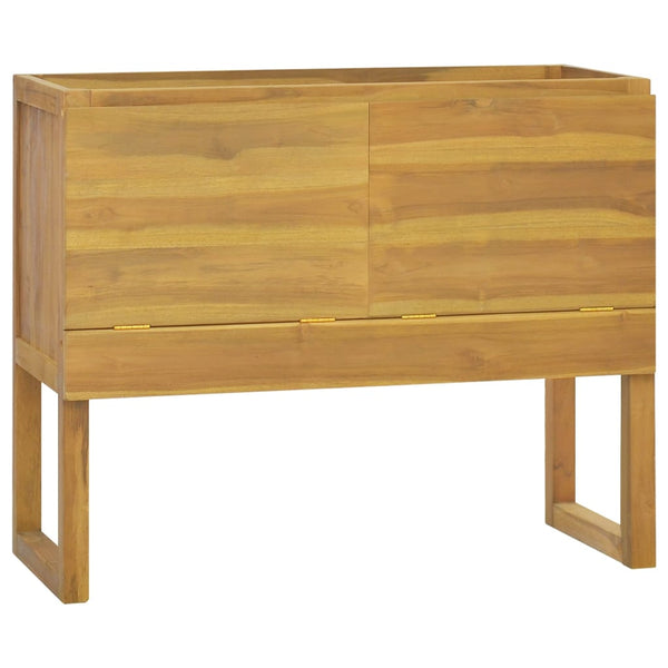 Badschrank 90x45x75 cm Massivholz Teak