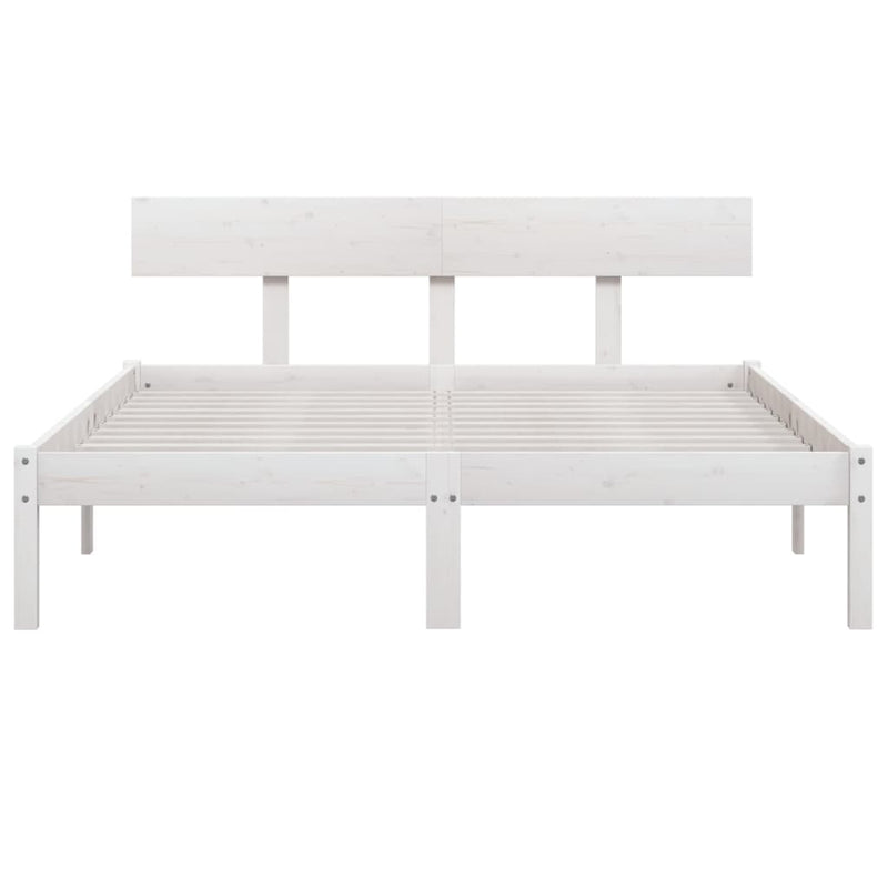 Massivholzbett Weiß Kiefer 120x190 cm UK Small Double