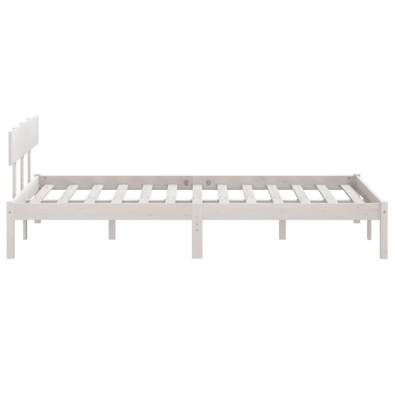 Massivholzbett Weiß Kiefer 120x190 cm UK Small Double