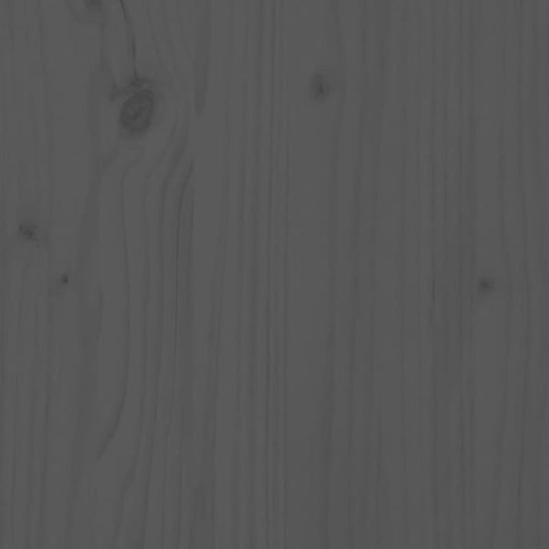Massivholzbett Grau Massivholz Kiefer 150x200 cm UK King