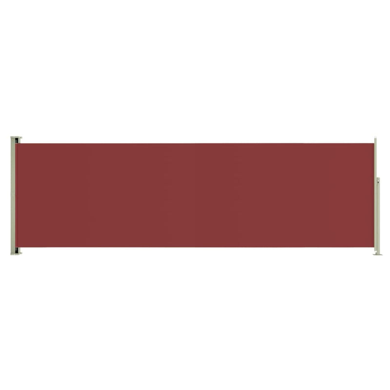 Seitenmarkise Ausziehbar 160x500 cm Rot