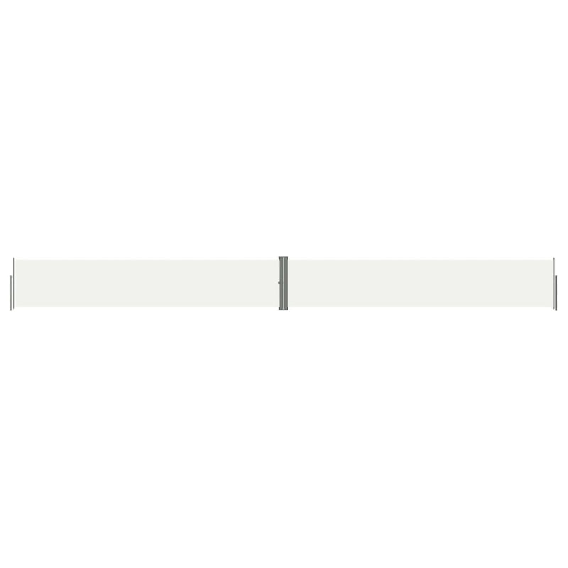 Seitenmarkise Ausziehbar Creme 117x1200 cm