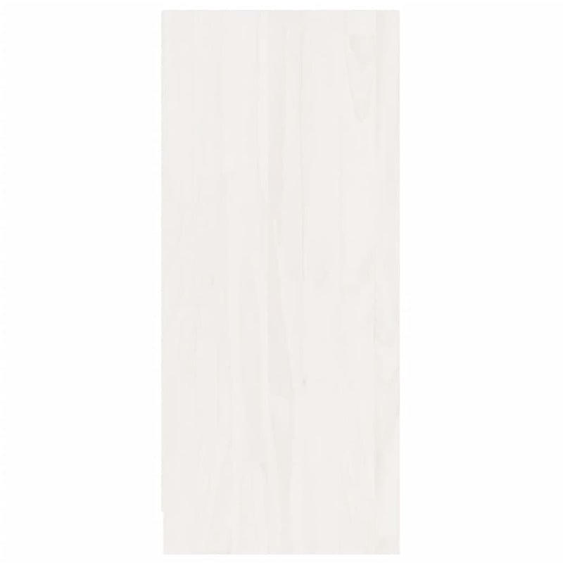 Sideboard Weiß 70x33x76 cm Massivholz Kiefer