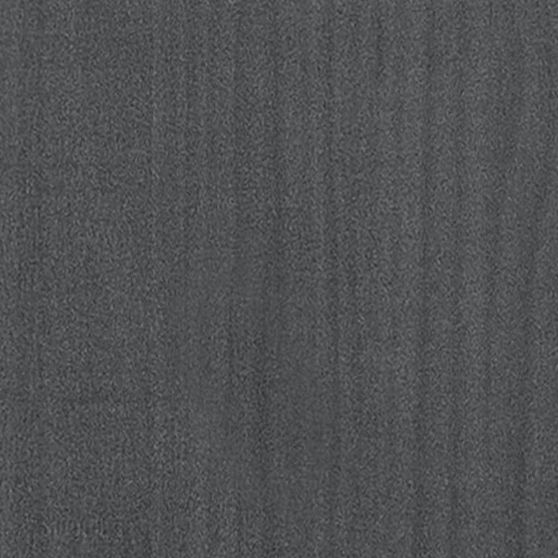 Sideboard Grau 70x33x76 cm Massivholz Kiefer