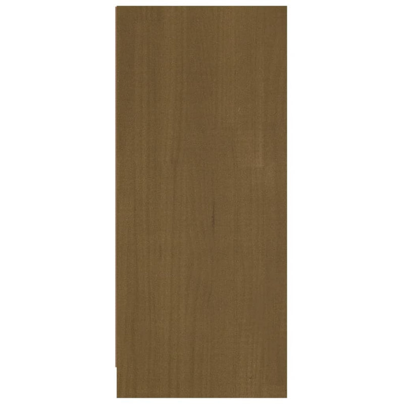 Sideboard Honigbraun 70x33x76 cm Massivholz Kiefer