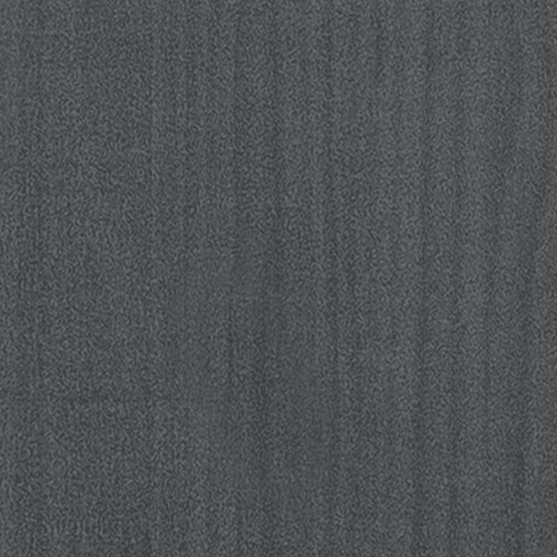 Bücherregal/Raumteiler Grau 80x35x135 cm Massivholz Kiefer