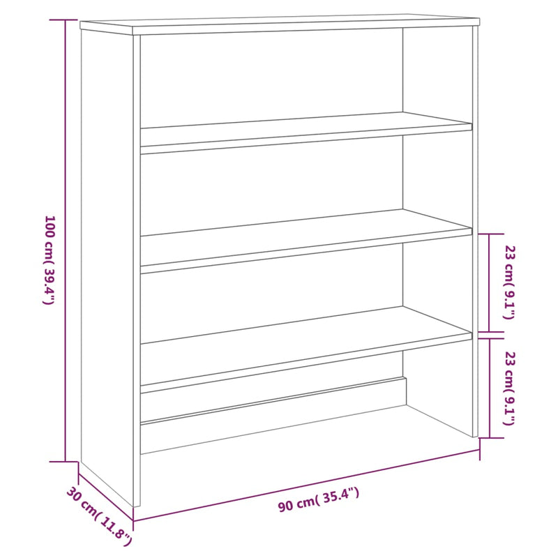 Highboard-Aufsatz Honigbraun 90x30x100 cm Massivholz Kiefer