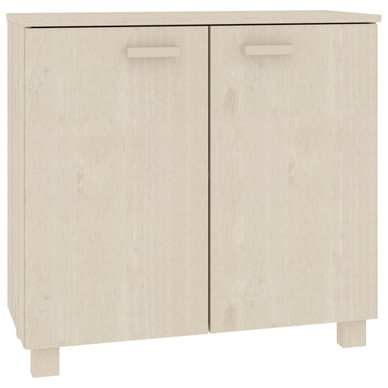 Sideboard Honigbraun 85x35x80 cm Massivholz Kiefer